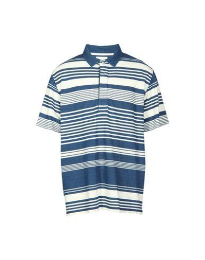 Shop Billy Reid Polo Shirt In Blue