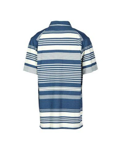 Shop Billy Reid Polo Shirt In Blue