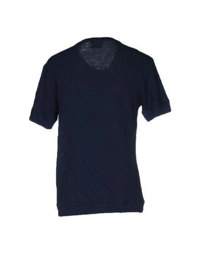 Shop Versace T-shirts In Blue