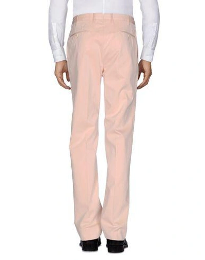Shop Incotex Casual Pants In Pink