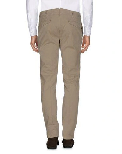 Shop Incotex Casual Pants In Sand