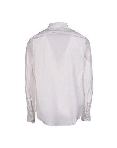 Shop Armani Collezioni Shirts In White