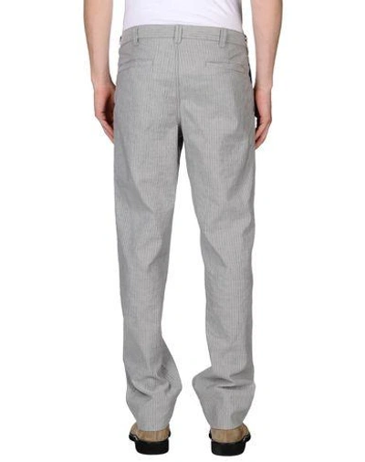 Shop Armani Collezioni Casual Pants In Light Grey
