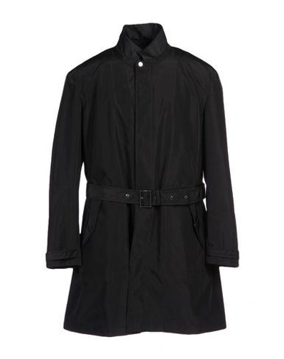 Shop Armani Collezioni Coat In Black