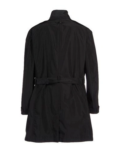 Shop Armani Collezioni Coat In Black