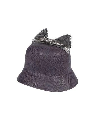 Shop Federica Moretti Hat In Lead