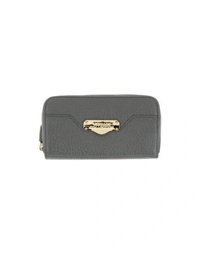 Shop Versace Wallet In Grey