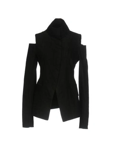 Shop Donna Karan Blazers In Black