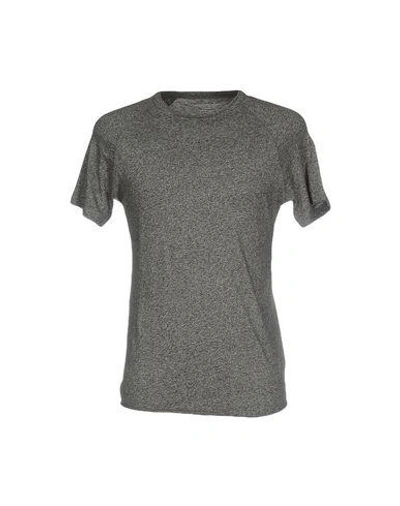 Shop Majestic T-shirts In Grey