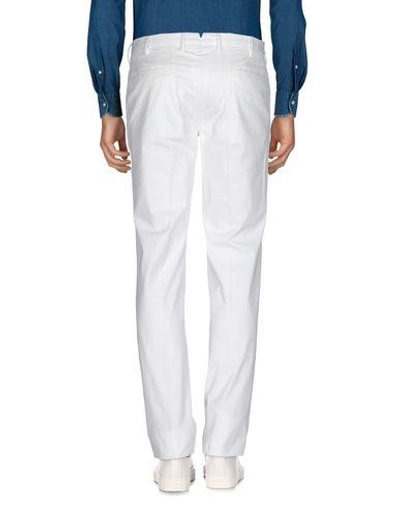 Shop Incotex Casual Pants In White
