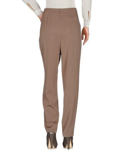 Shop Akris Casual Pants In Sand