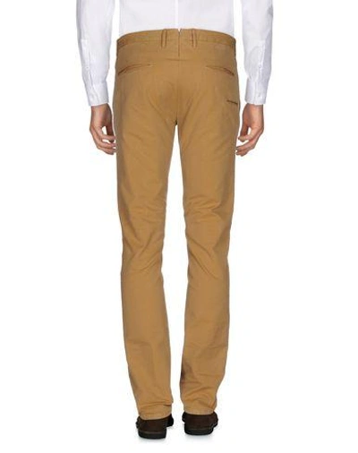 Shop Incotex Casual Pants In Camel
