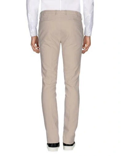 Shop Incotex Man Pants Light Grey Size 40 Cotton, Elastane