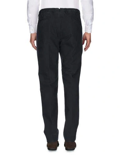 Shop Incotex Man Pants Steel Grey Size 40 Cotton, Elastane
