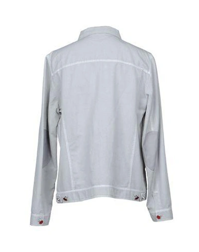 Shop Kiton Jacket In Light Grey