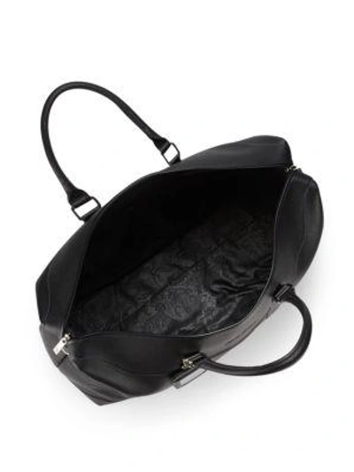 Shop Robert Graham Textured Paisley Embossed Messenger Bag In Black
