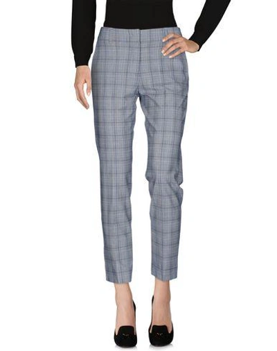 Shop Piazza Sempione Casual Pants In Light Grey