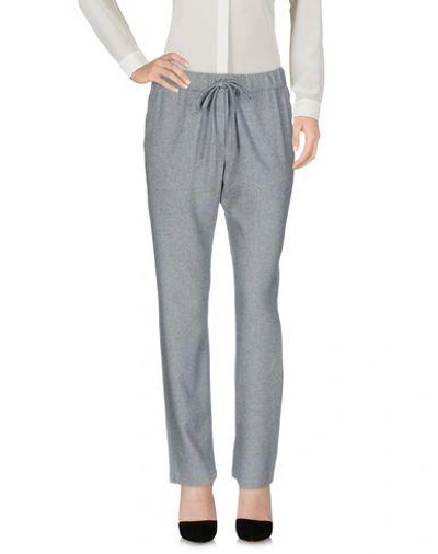 Shop Majestic Casual Pants In Grey