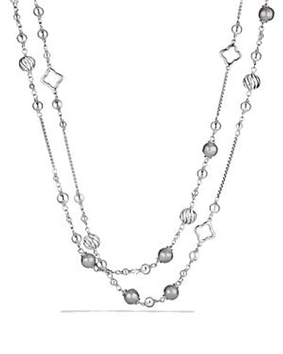 Shop David Yurman Dy Elements Chain Necklace In Silver