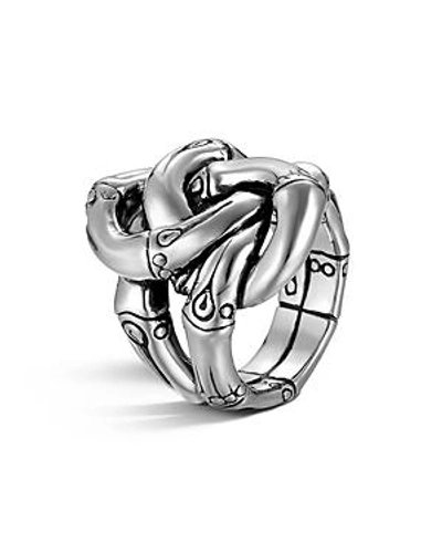 Shop John Hardy Women's Sterling Silver Bamboo Knot Ring