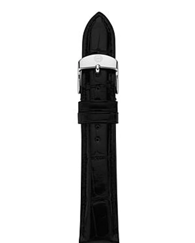 Shop Michele Alligator Watch Strap, 20mm In Black