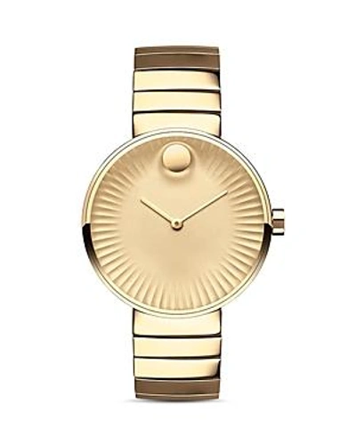 Shop Movado Edge Watch, 34mm In Gold
