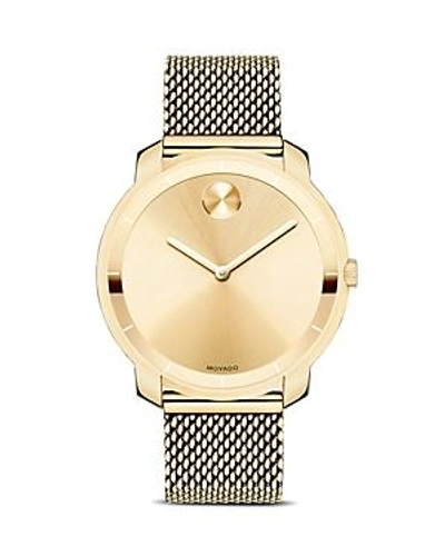 Shop Movado Bold Mid Size Yellow Gold Ion-plated Watch, 36mm