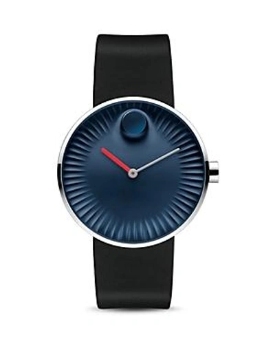 Shop Movado Edge Watch, 40mm In Blue/black