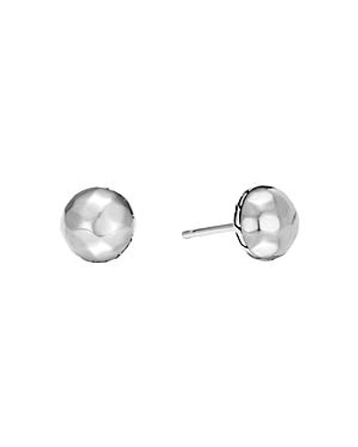 Shop John Hardy Sterling Silver Classic Chain Hammered Small Stud Earrings