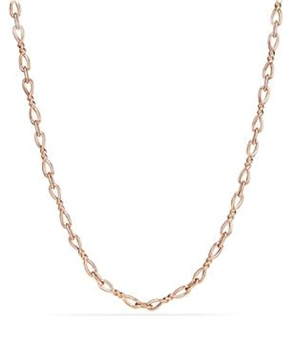 Shop David Yurman Continuance Necklace In 18k Rose Gold