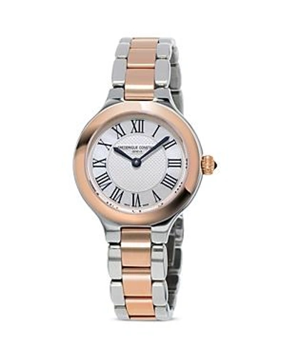 Shop Frederique Constant Classics Delight Watch, 26mm In Rose/silver