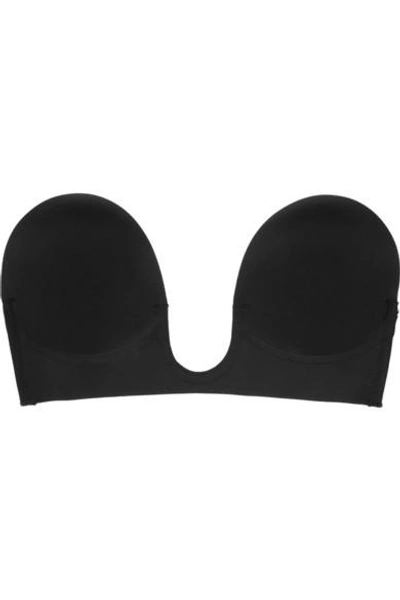 Shop Fashion Forms U-plunge Self-adhesive Backless Strapless Bra In Black