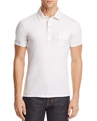 Shop Billy Reid Pensacola Slim Fit Polo Shirt In White