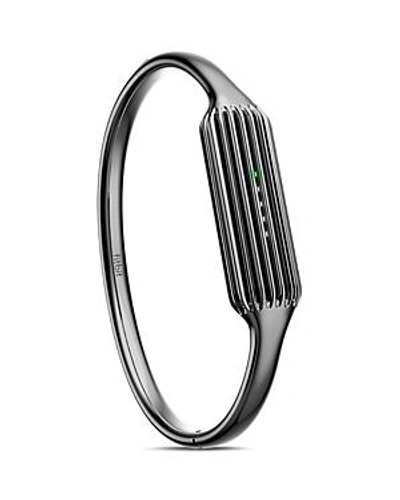 Shop Fitbit Flex 2 Accessory Bangle In Silver