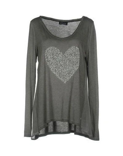 Shop Grace T-shirt In Grey