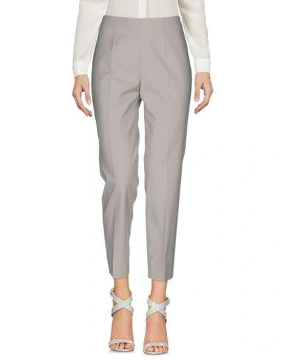 Shop Piazza Sempione Casual Pants In Light Grey