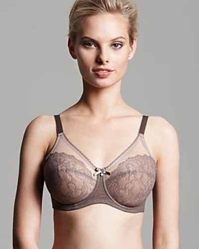 Shop Wacoal Retro Chic Full Figure Unlined Underwire Bra In Cappuccino