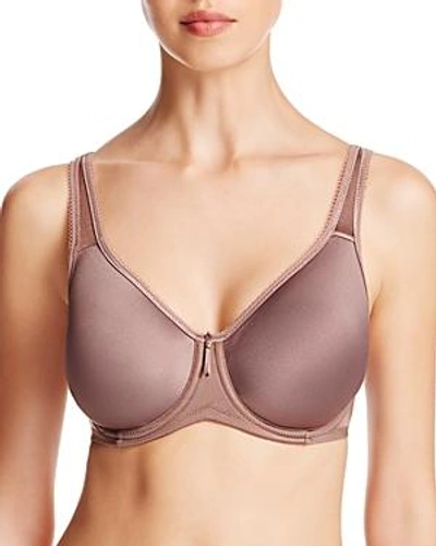 Shop Wacoal Basic Beauty Full-figure Spacer Underwire T-shirt Bra In Deep Taupe