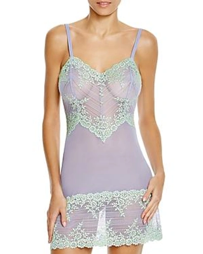 Shop Wacoal Embrace Lace Chemise In Very Violet/bamboo