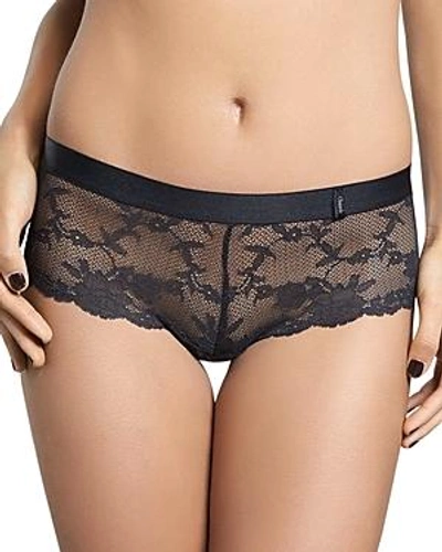 Shop Chantelle Everyday Lace Hipster In Black