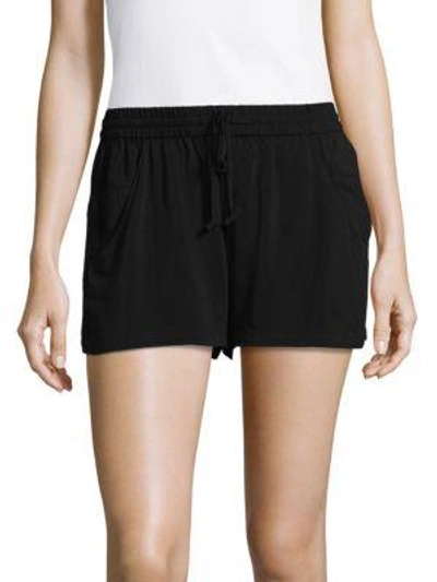 Shop French Connection Drawstring Shorts In Black