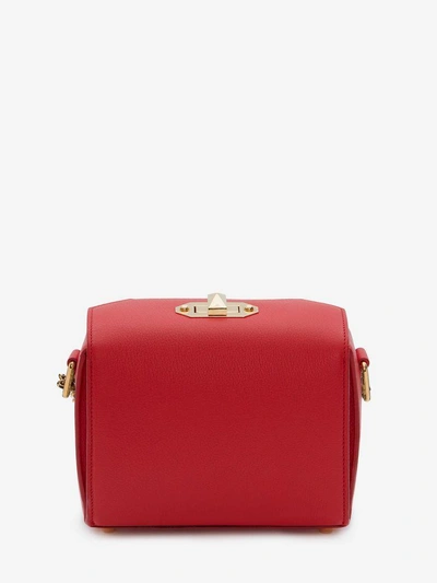 Shop Alexander Mcqueen Box Bag 19 In Lust Red