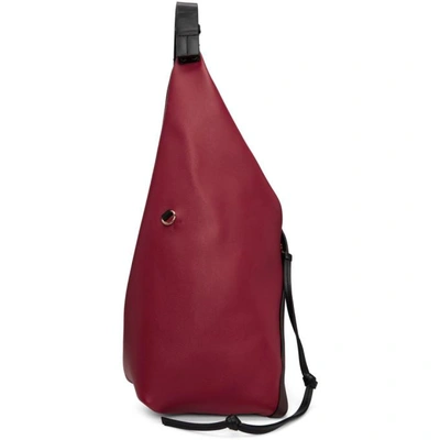 Shop Loewe Red & Burgundy Sling Bag