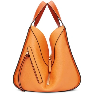 Shop Loewe Orange Small Hammock Bag