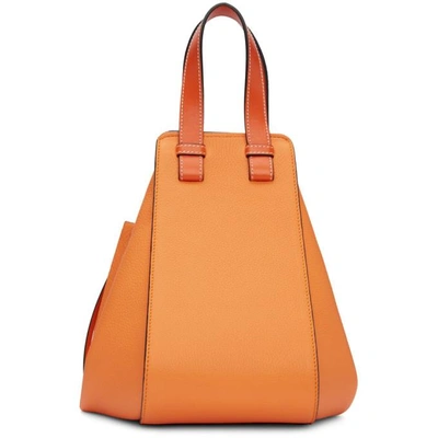 Shop Loewe Orange Small Hammock Bag