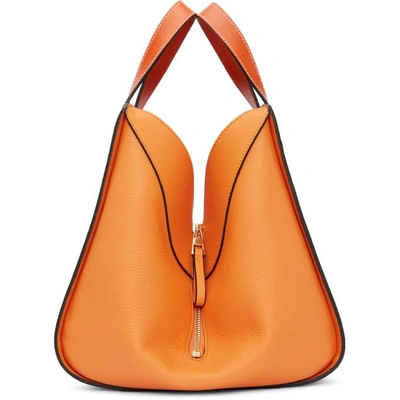 Shop Loewe Orange Small Hammock Bag
