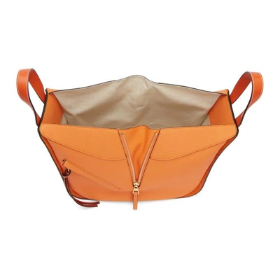 Shop Loewe Orange Small Hammock Bag