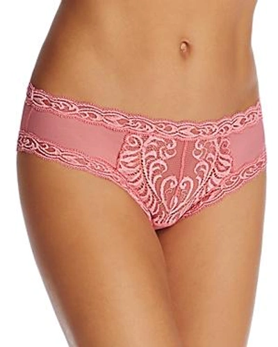 Shop Natori Feathers Hipster In Rose Glow