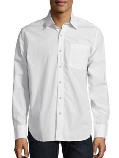 Shop Robert Graham Groves Tailored-fit Shirt In White