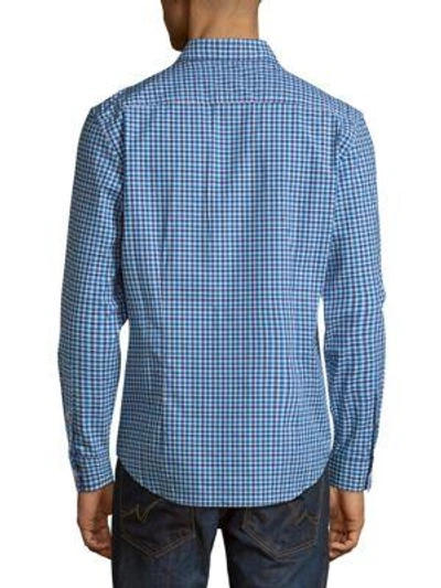 Shop Robert Graham Long Sleeve Shirt In Cobalt